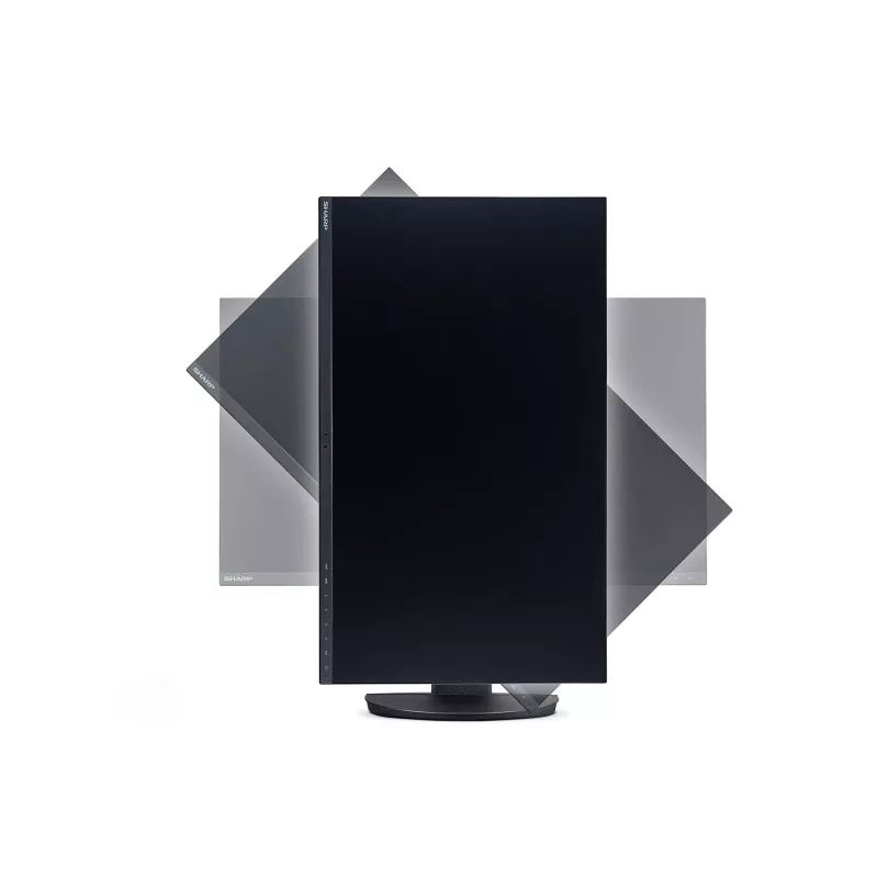 Sharp MultiSync EA272U 27 colių 4K Ultra HD LCD monitorius, juodas