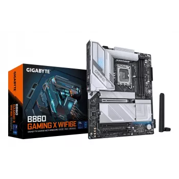 Pagrindinė plokštė GIGABYTE B860 GAMING X WIFI6E, LGA 1851, Intel Core Ultra, DDR5, PCIe 5.0, M.2, 2.5GbE LAN, Wi-Fi 6E, USB4