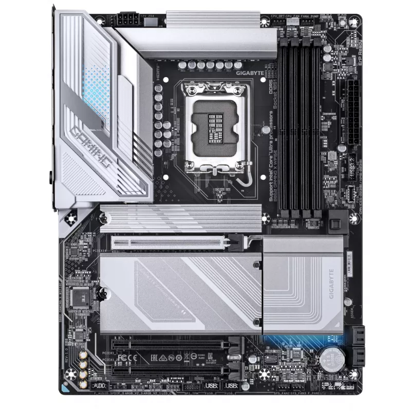 Pagrindinė plokštė GIGABYTE B860 GAMING X WIFI6E, LGA 1851, Intel Core Ultra, DDR5, PCIe 5.0, M.2, 2.5GbE LAN, Wi-Fi 6E, USB4