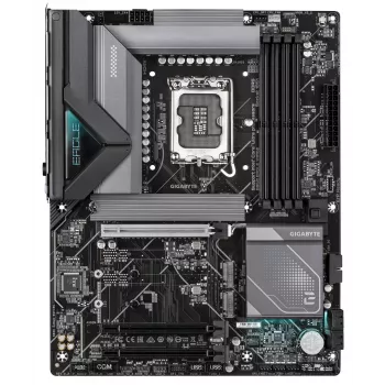 GIGABYTE B860 EAGLE WIFI6E pagrindinė plokštė – Intel Core Ultra procesoriams, 12+1+2+1 fazių VRM, iki 9066 MHz DDR5, 1xPCIe 5.0 + 2xPCIe 4.0 M.2, 2,5 GbE LAN, WIFI 6E, USB 3.2 Gen 2x2