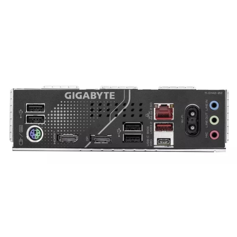 GIGABYTE B860 EAGLE WIFI6E pagrindinė plokštė – Intel Core Ultra procesoriams, 12+1+2+1 fazių VRM, iki 9066 MHz DDR5, 1xPCIe 5.0 + 2xPCIe 4.0 M.2, 2,5 GbE LAN, WIFI 6E, USB 3.2 Gen 2x2