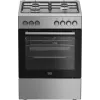 Beko FBE62130GXDN laisvai pastatoma viryklė elektrinė dujinė juoda