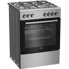 Beko FBE62130GXDN laisvai pastatoma viryklė elektrinė dujinė juoda