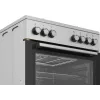 Beko FBE62130GXDN laisvai pastatoma viryklė elektrinė dujinė juoda