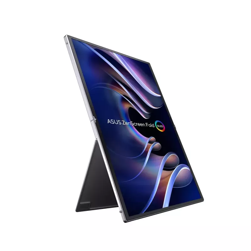 ASUS ZenScreen Fold OLED MQ17QH nešiojamas monitorius 43,9 cm (17,3 colio) 2560 x 1920 pikselių Quad HD sidabrinis