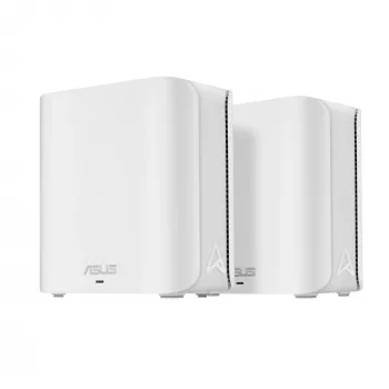 ASUS ZenWiFi BD4 (2 vnt. EU+UK) Dviejų juostų (2,4 GHz / 5 GHz) Wi-Fi 7 (802.11be) Baltas Vidiniam naudojimui