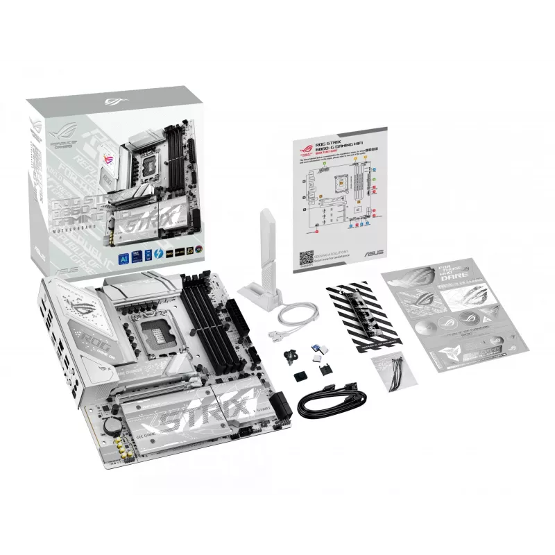 ASUS ROG STRIX B860-G GAMING WIFI pagrindinė plokštė Intel B860 LGA 1851 (Socket V1) micro ATX
