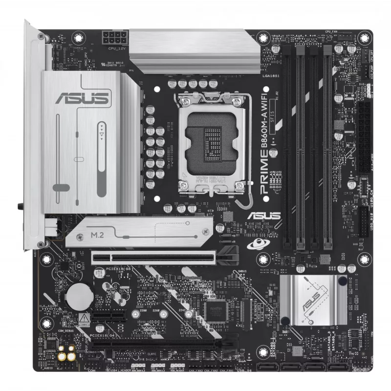 ASUS PRIME B860M-A WIFI Intel B860 LGA 1851 (Socket V1) micro ATX pagrindinė plokštė