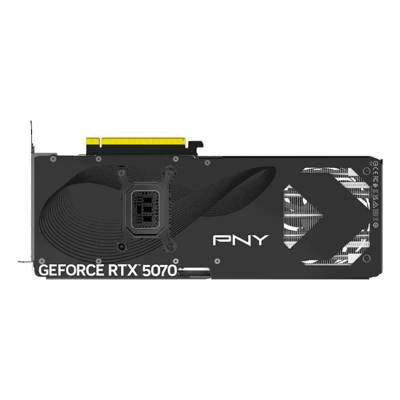 PNY GeForce RTX 5070 12GB Overclocked Triple Fan – 12GB GDDR7 – DisplayPort 2.1b / HDMI 2.1b