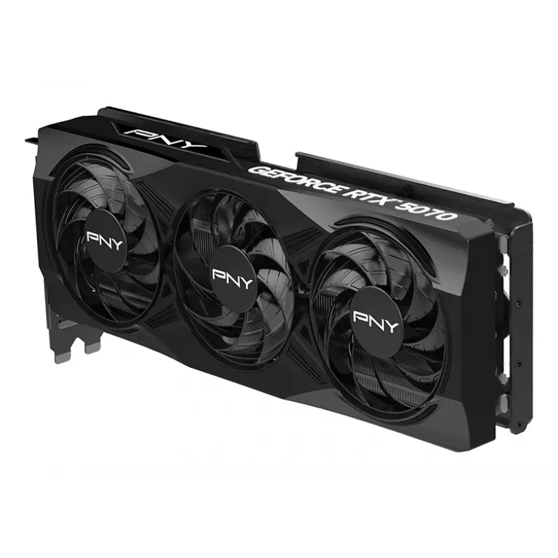 PNY GeForce RTX 5070 12GB Overclocked Triple Fan – 12GB GDDR7 – DisplayPort 2.1b / HDMI 2.1b