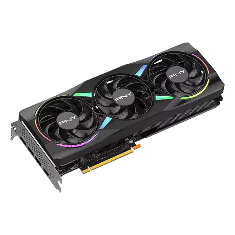 PNY GeForce RTX 5070 12GB ARGB Overclocked Triple Fan – 12GB GDDR7 – DisplayPort 2.1b / HDMI 2.1b