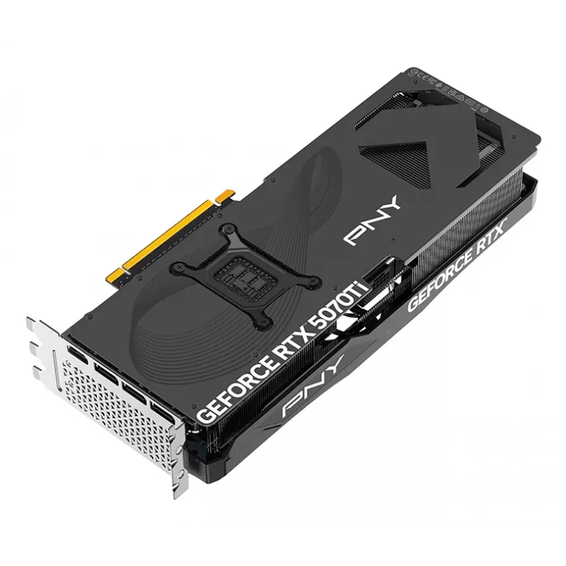PNY GeForce RTX 5070 Ti 16GB Overclocked Triple Fan - 16 GB GDDR7 - DisplayPort 2.1b / HDMI 2.1b