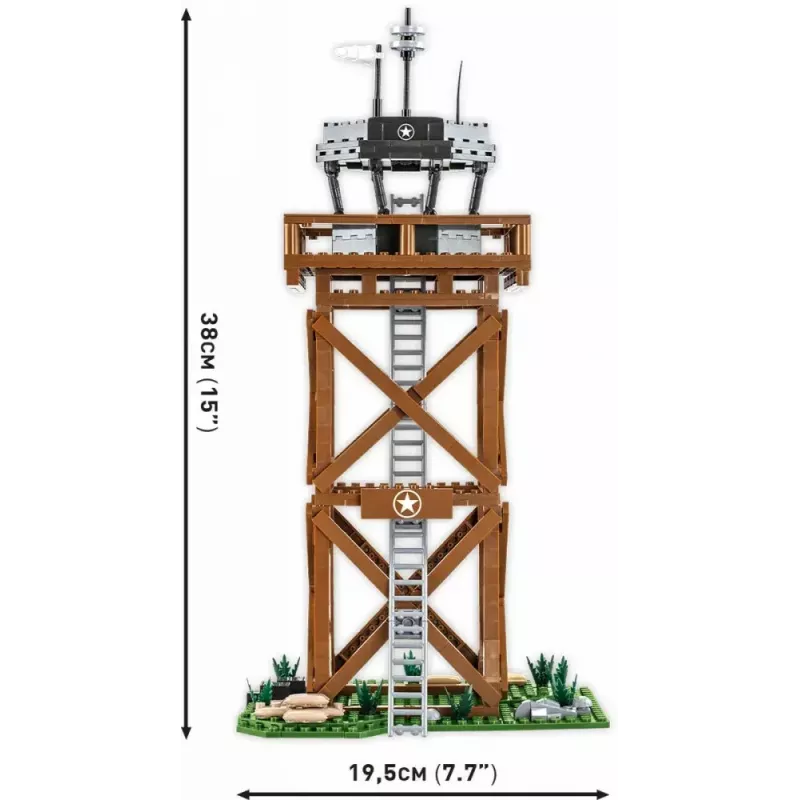 Cobi Blocks Control Tower 664 dalių konstruktorius modelis COBI-3125