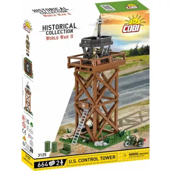 Cobi Blocks Control Tower 664 dalių konstruktorius modelis COBI-3125