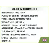 Cobi Blocks Mark IV Churchill konstravimo rinkinys, 668 detalės (COBI-3128)