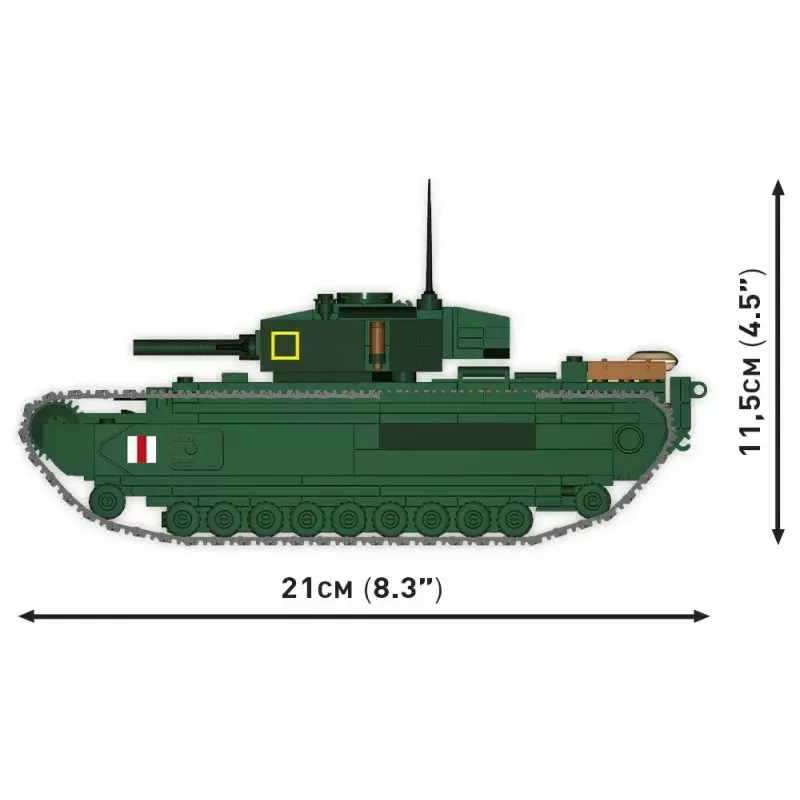 Cobi Blocks Mark IV Churchill konstravimo rinkinys, 668 detalės (COBI-3128)