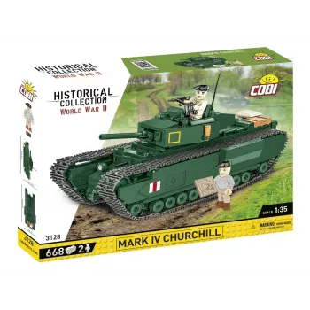 Cobi Blocks Mark IV Churchill konstravimo rinkinys, 668 detalės (COBI-3128)