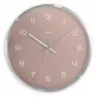 Radijo valdomas laikrodis Hama Fiji Circle Pink Silver, baterija AA