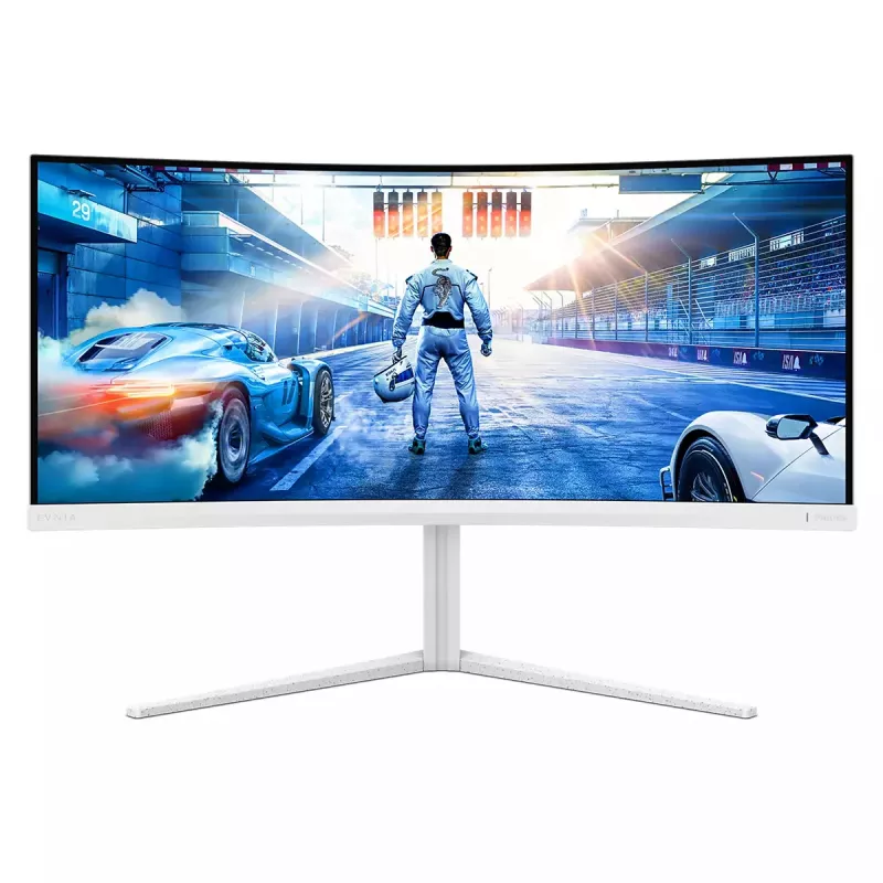 Philips Evnia 5000 34M2C5501A/00 monitorius 86,4 cm (34 colių) 3440 x 1440 pikselių Wide Quad HD LCD baltas