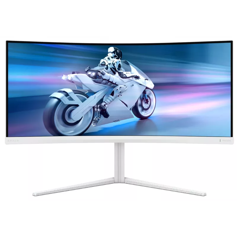 Philips Evnia 5000 34M2C5501A/00 monitorius 86,4 cm (34 colių) 3440 x 1440 pikselių Wide Quad HD LCD baltas
