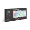 Gaming klaviatūra Savio Phenix WHITE GAT YELLOW USB Bluetooth QWERTY