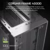 CORSAIR FRAME 4000D White vidutinis bokštinis korpusas