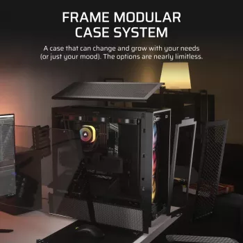 Korpusas CORSAIR FRAME 4000D RS ARGB Midi Tower Juodas