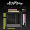 Korpusas CORSAIR FRAME 4000D RS ARGB Midi Tower Juodas