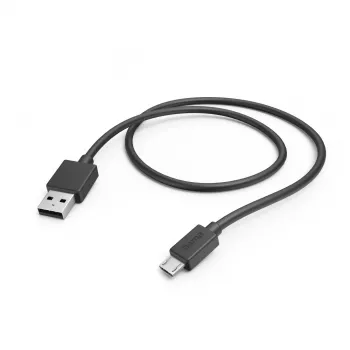 Hama 00201584 USB 2.0 laidas 1 m Micro-USB A USB A Juodas