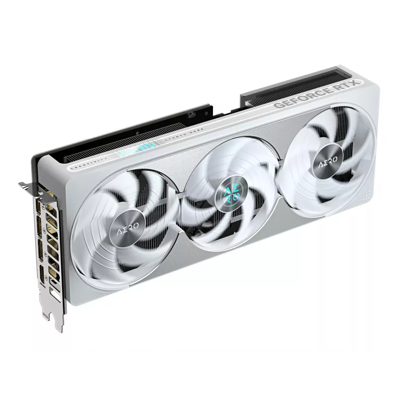 GIGABYTE GeForce RTX 5080 AERO OC SFF 16G vaizdo plokštė - 16 GB GDDR7, 256 bit, PCI-E 5.0, 2730 MHz dažnis, 3x DisplayPort, 1x HDMI, GV-N5080AERO OC-16GD