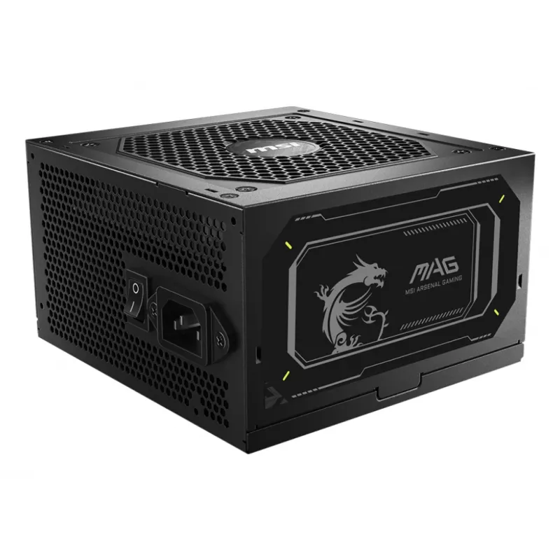 MSI MAG A750GL PCIE5 II maitinimo blokas 750 W 20+4 pin ATX ATX Juoda