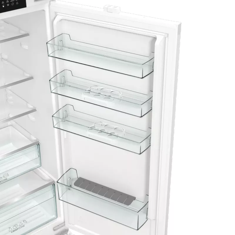 Šaldytuvas-šaldiklis Gorenje NRKI519E41 BK070, 284 L, SN-N, 6 kg/24h, E, Fresh Zone, Baltas