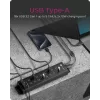 ICY BOX IB-HUB1720-U3 USB 3.2 Gen 1 tipo A 7 prievadų stalinis USB šakotuvas, juodas