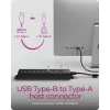 ICY BOX IB-HUB1720-U3 USB 3.2 Gen 1 tipo A 7 prievadų stalinis USB šakotuvas, juodas