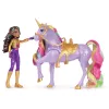 Lėlė Sophia su vienaragiu Wildstar ir vaivorykštės šviesos efektais, 241 mm, Unicorn Academy