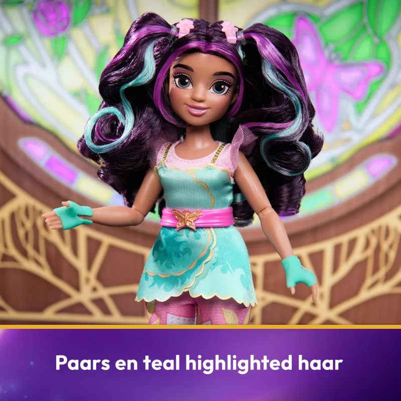 Lėlė Spinmaster Unicorn Academy Ava 241mm Įvairiaspalvė