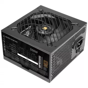 Mars Gaming MPB550SI maitinimo blokas 550 W 24-pin ATX ATX juodas