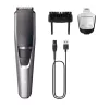 Barzdos kirpimo mašinėlė Philips BEARDTRIMMER Series 3000 BT3239/15, 0,5–10 mm, 20 ilgio nustatymų, įkraunama USB, juoda/sidabrinė