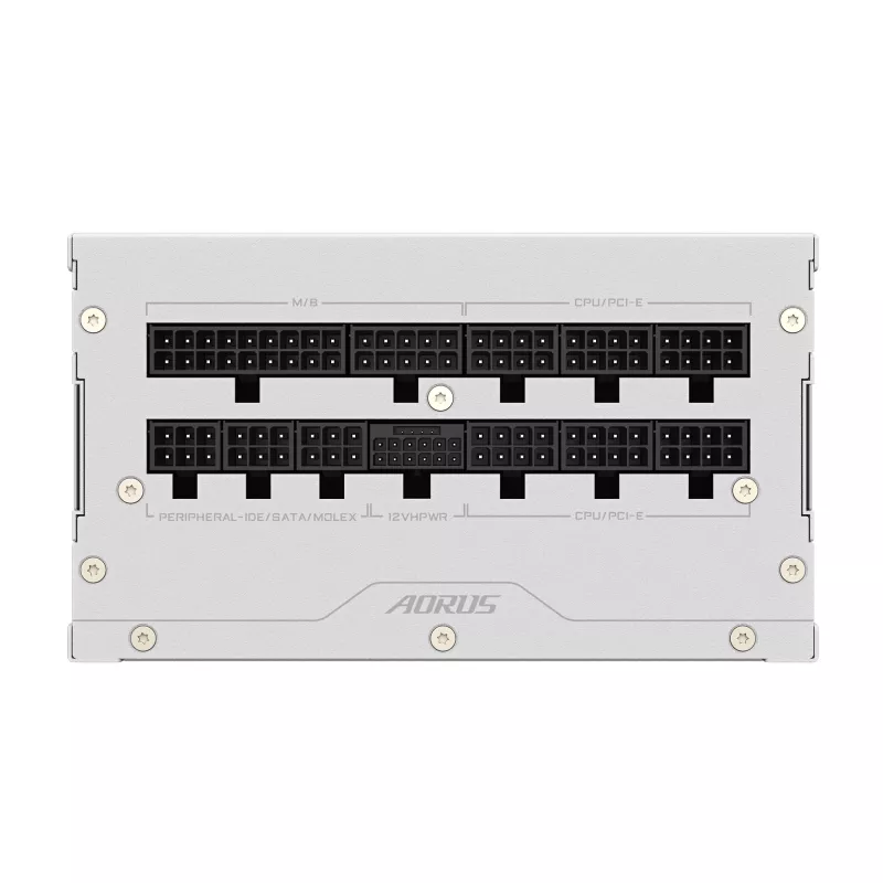 Maitinimo blokas GIGABYTE AORUS ELITE P850W 850W ATX 80 PLUS Platinum pilnai modulinis baltas 120mm ventiliatorius