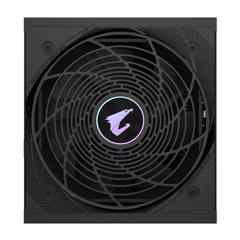 GIGABYTE AORUS ELITE P850W Maitinimo blokas - PCIe 5.0, 80 PLUS Platinum, visiškai modulinis, 120 mm ventiliatorius, ATX 3.0 suderinamas, EU kištukas