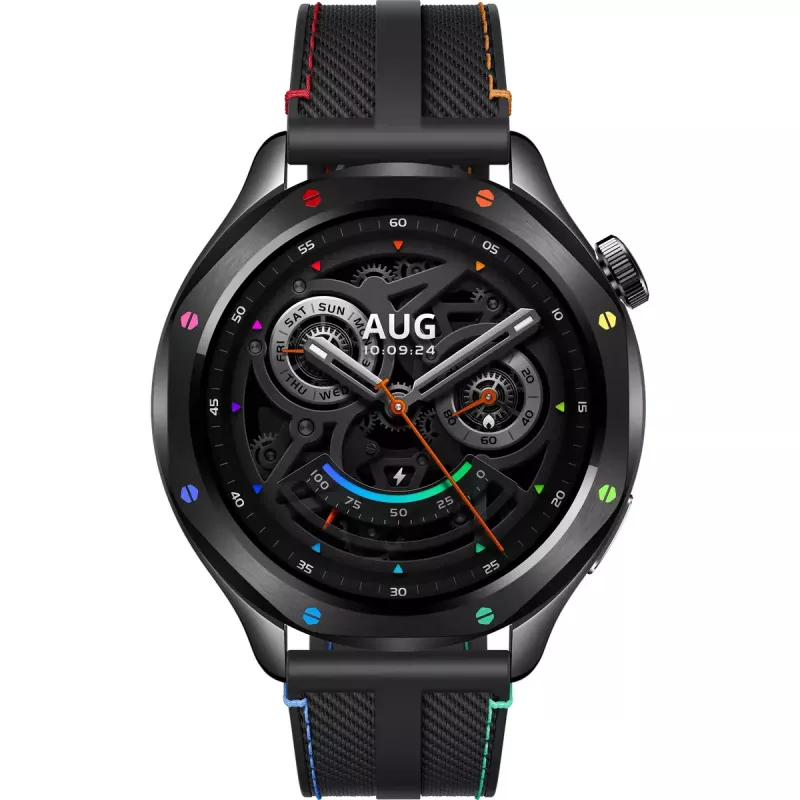 Išmanusis laikrodis Xiaomi Watch S4, 1.43 colio AMOLED, 466×466, 486 mAh, aliuminio korpusas, tekstilinis dirželis, Black Multi