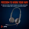 HP Poly Blackwire 3225 Stereo ausinės su USB-C, 3,5 mm lizdu ir USB-C/A adapteriu (Bulk)