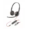 HP Poly Blackwire 3225 Stereo ausinės su USB-C, 3,5 mm lizdu ir USB-C/A adapteriu (Bulk)