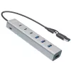 i-tec USB-C/USB-A Įkrovimo Metal HUB 7 prievadų (3x USB-C, 4x USB-A)