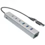 i-tec USB-C/USB-A Įkrovimo Metal HUB 7 prievadų (3x USB-C, 4x USB-A)