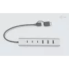 i-tec USB-C/USB-A Įkrovimo Metal HUB 7 prievadų (3x USB-C, 4x USB-A)