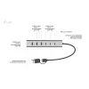 i-tec USB-C/USB-A Įkrovimo Metal HUB 7 prievadų (3x USB-C, 4x USB-A)