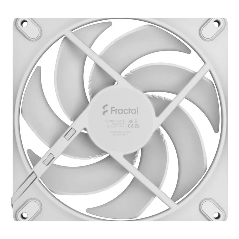 FRACTAL DESIGN Ventiliatorius Momentum 14 White