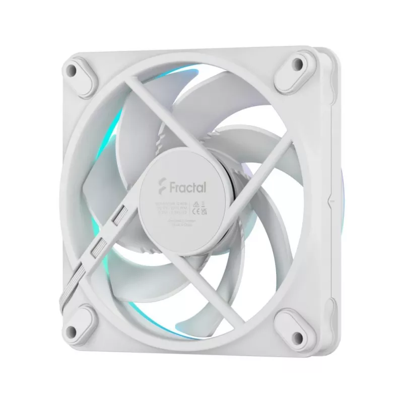 FRACTAL DESIGN Momentum 12 RGB Baltas ventiliatorius