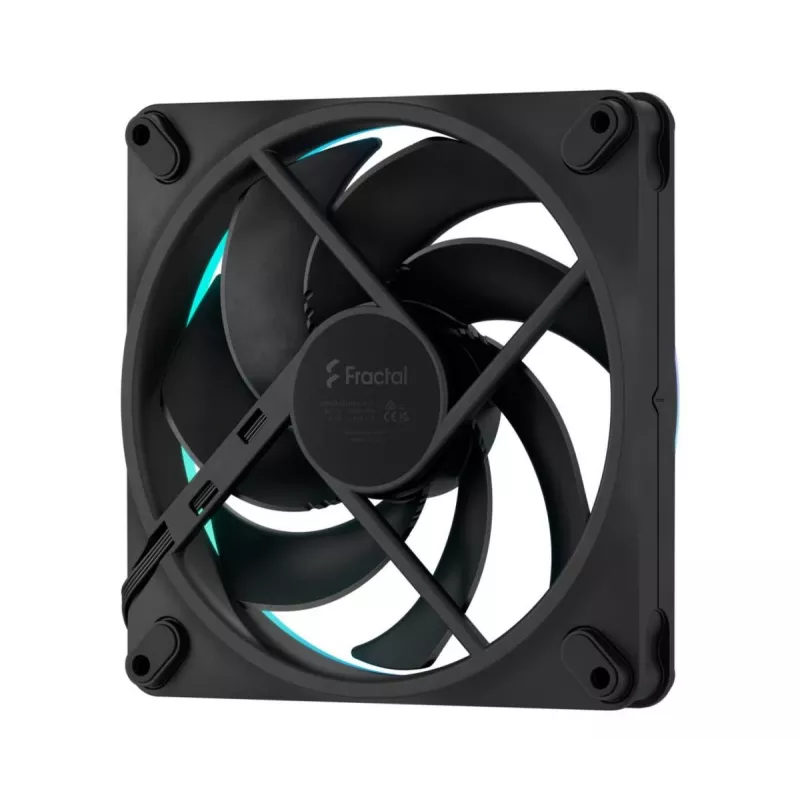 FRACTAL DESIGN Ventiliatorius Momentum 14 RGB 3 vnt. Juodas